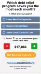 Mobile Screenshot of nebraskadebtrelief.org